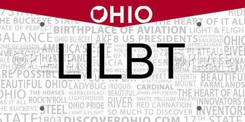 LILBT Ohio License Plate