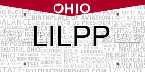 LILPP Ohio License Plate