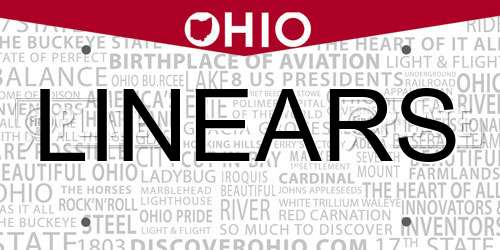 LINEARS Ohio License Plate
