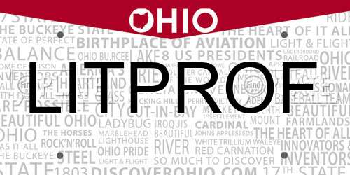 LITPROF Ohio License Plate
