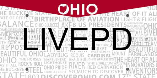LIVEPD Ohio License Plate