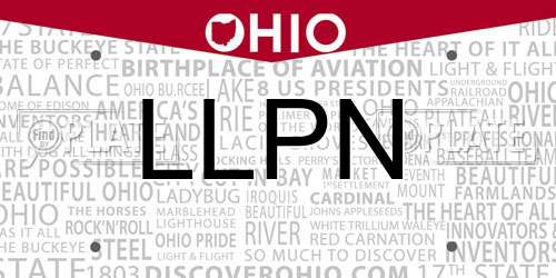 LLPN Ohio License Plate