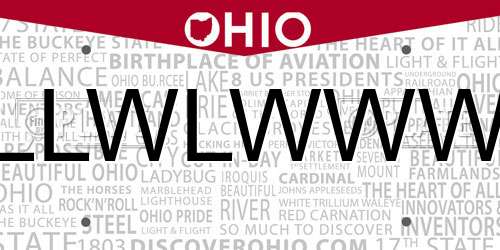 LLWLWWW Ohio License Plate