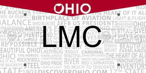 LMC Ohio License Plate