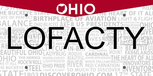LOFACTY Ohio License Plate