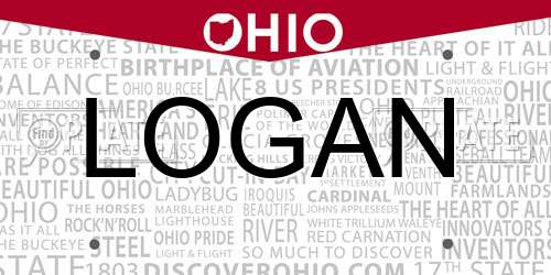 LOGAN Ohio License Plate