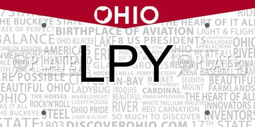 LPY Ohio License Plate