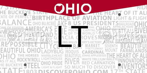 LT Ohio License Plate