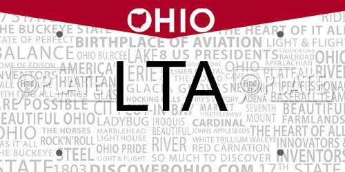 LTA Ohio License Plate