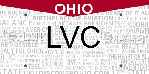 LVC Ohio License Plate