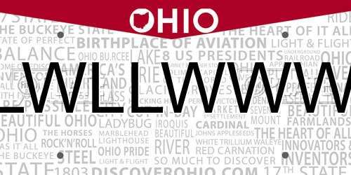 LWLLWWW Ohio License Plate