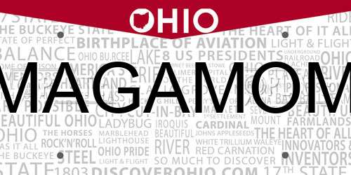 MAGAMOM Ohio License Plate