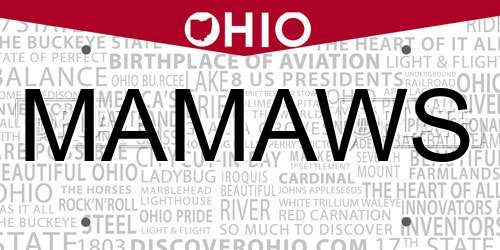 MAMAWS Ohio License Plate
