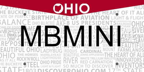MBMINI Ohio License Plate