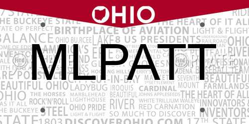 MLPATT Ohio License Plate