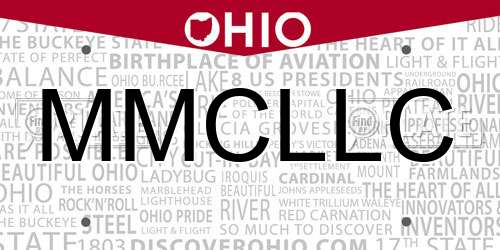 MMCLLC Ohio License Plate