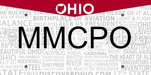 MMCPO Ohio License Plate