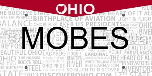 MOBES Ohio License Plate
