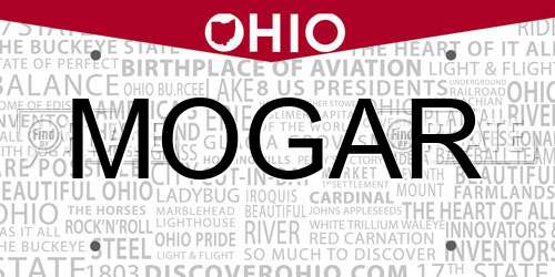 MOGAR Ohio License Plate