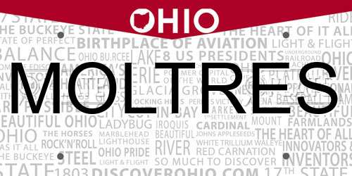 MOLTRES Ohio License Plate