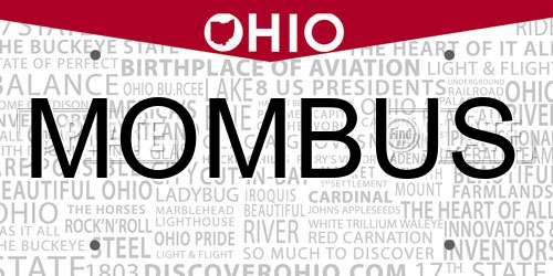 MOMBUS Ohio License Plate