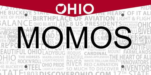 MOMOS Ohio License Plate