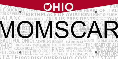 MOMSCAR Ohio License Plate