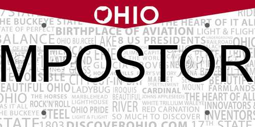 MPOSTOR Ohio License Plate