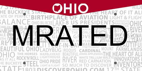 MRATED Ohio License Plate