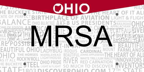 MRSA Ohio License Plate