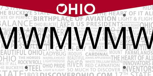 MWMWMW Ohio License Plate