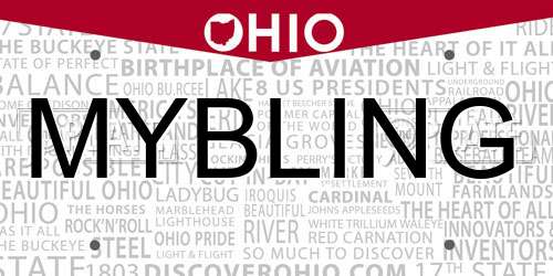 MYBLING Ohio License Plate
