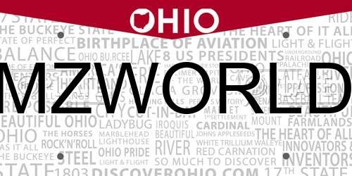 MZWORLD Ohio License Plate