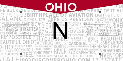 N Ohio License Plate
