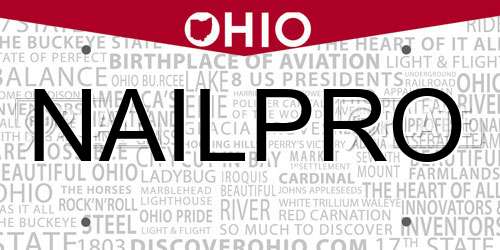 NAILPRO Ohio License Plate