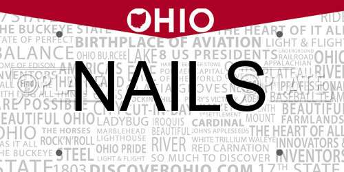 NAILS Ohio License Plate