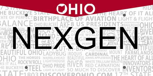 NEXGEN Ohio License Plate