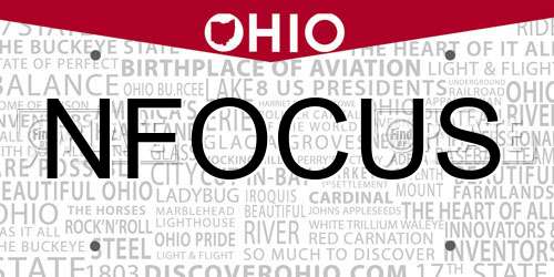 NFOCUS Ohio License Plate