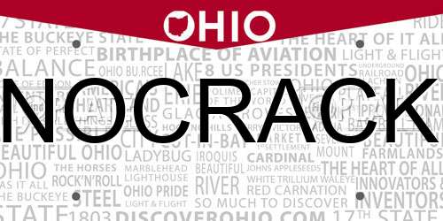 NOCRACK Ohio License Plate