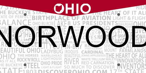 NORWOOD Ohio License Plate