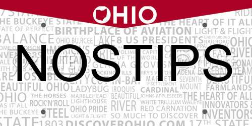 NOSTIPS Ohio License Plate