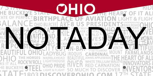 NOTADAY Ohio License Plate