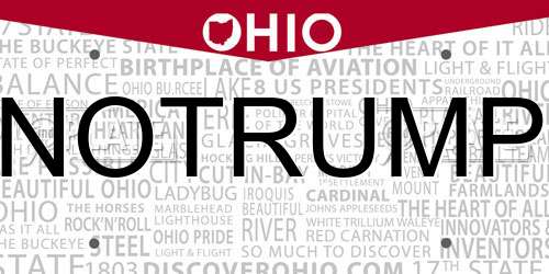 NOTRUMP Ohio License Plate