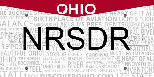 NRSDR Ohio License Plate
