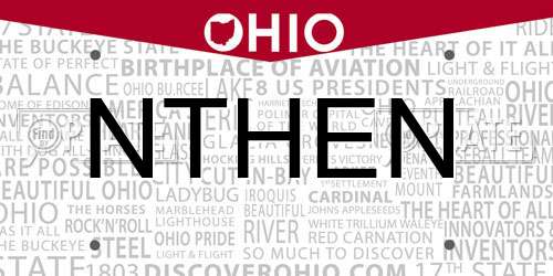 NTHEN Ohio License Plate
