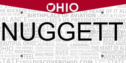 NUGGETT Ohio License Plate