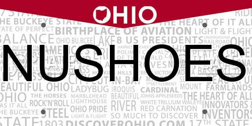 NUSHOES Ohio License Plate