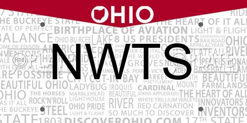 NWTS Ohio License Plate