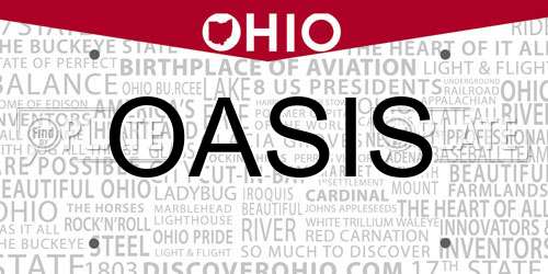 OASIS Ohio License Plate
