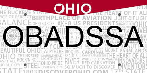 OBADSSA Ohio License Plate